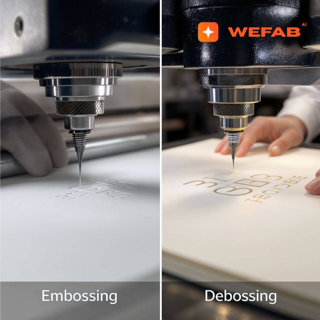 Embossing vs Debossing Explained: A Guide to Creating Raised Designs on Materials in Manufacturing