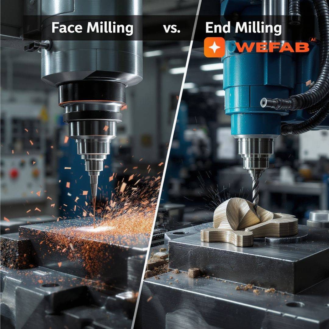 Face Milling vs. End Milling: Choosing the Right Process for Your Machining Project
